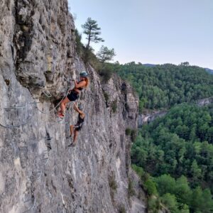 Vía ferrata del Bellós en Ordesa desplome